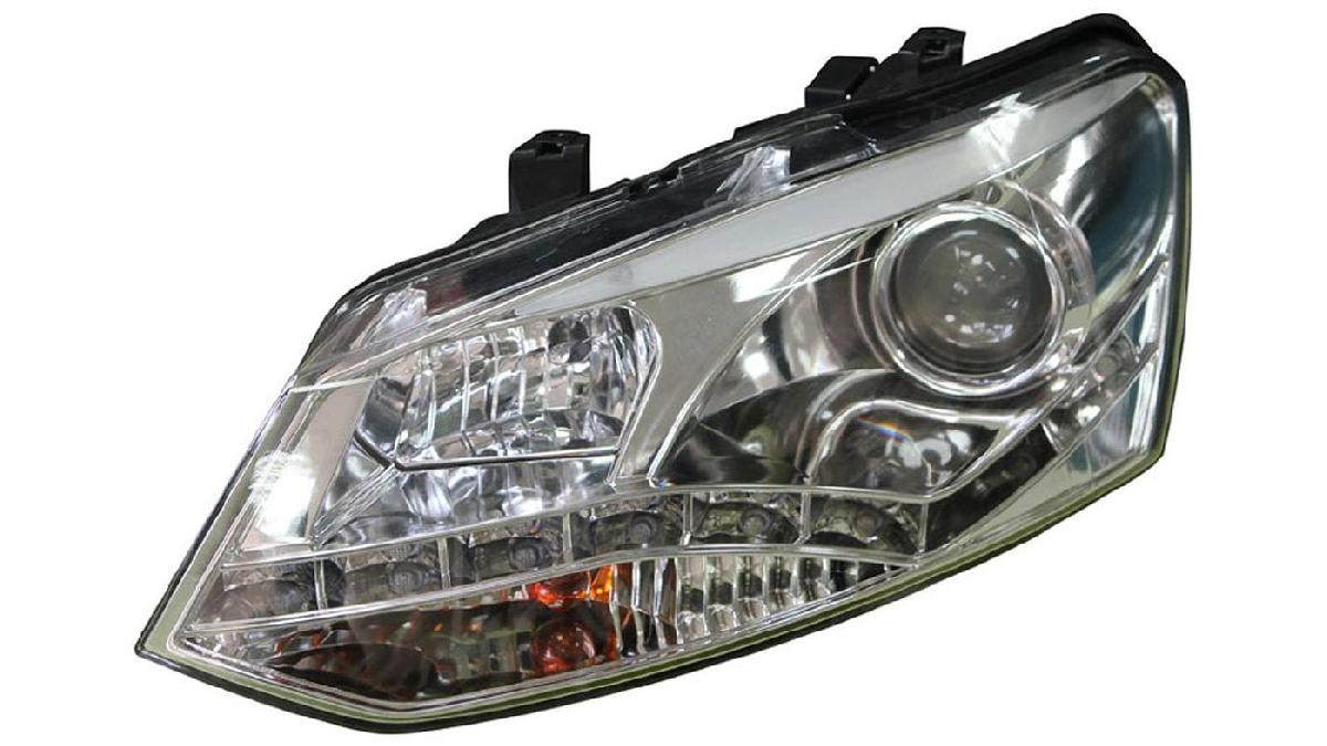 Set+de+phares+look-diurnes+sur+mesure+pour+Volkswagen+Polo+6R+2009-2014+-+Chrom%C3%A9+-+incl.+Moteur